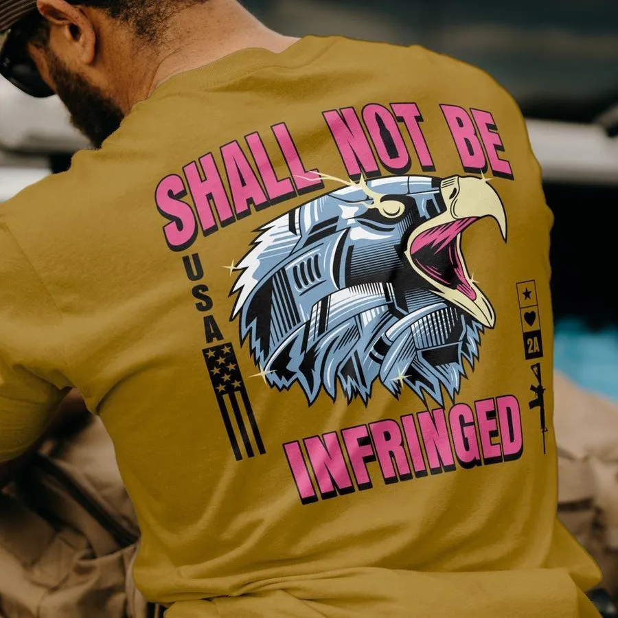 Steel Eagle T-Shirt - Gold sold by Grunt Style product image thumbnail 2