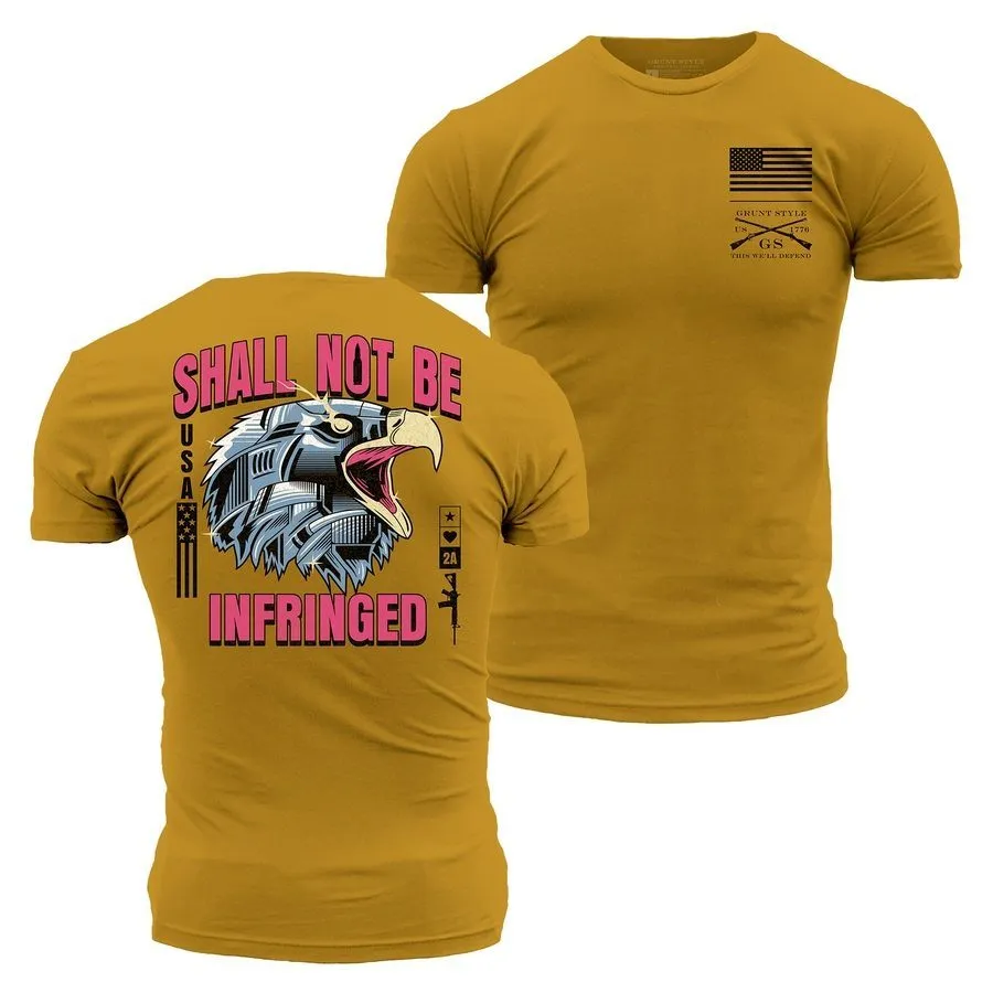 Steel Eagle T-Shirt - Gold sold by Grunt Style