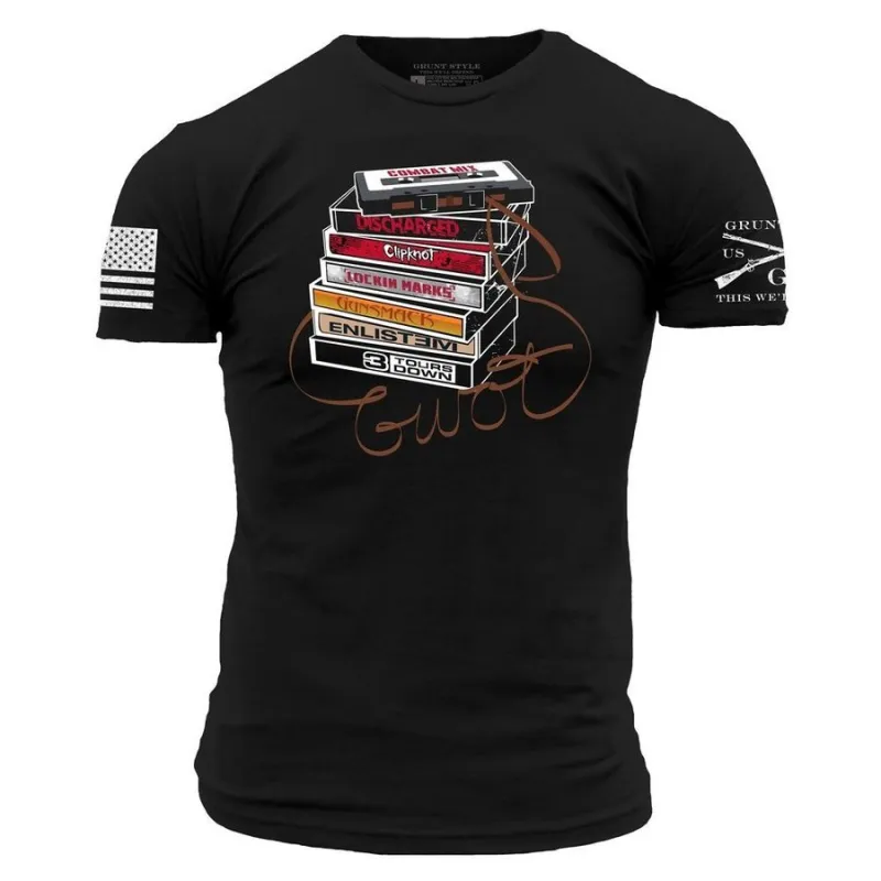 Combat Mix T-Shirt - Black made by Grunt Style