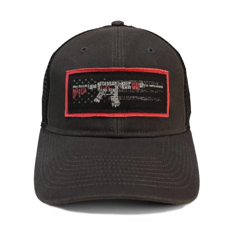 Right To Bear Arms Mesh Hat made by Grunt Style