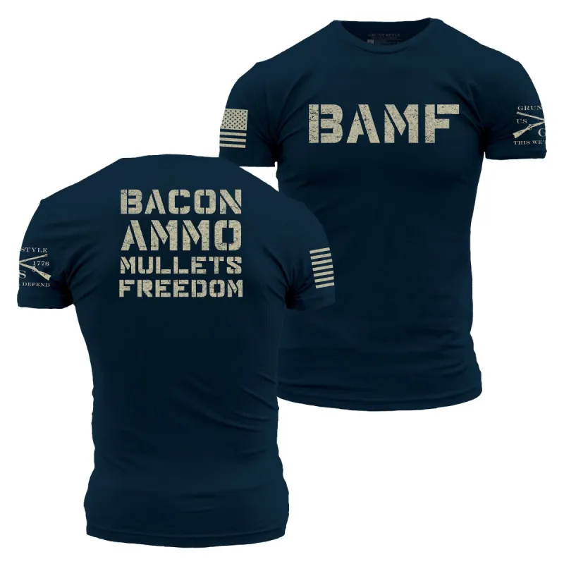 BAMF T-Shirt - Midnight Navy sold by Grunt Style