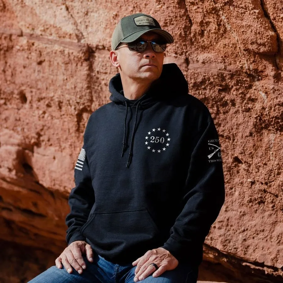 Freedom Gadsden Hoodie - Black sold by Grunt Style product image thumbnail 2