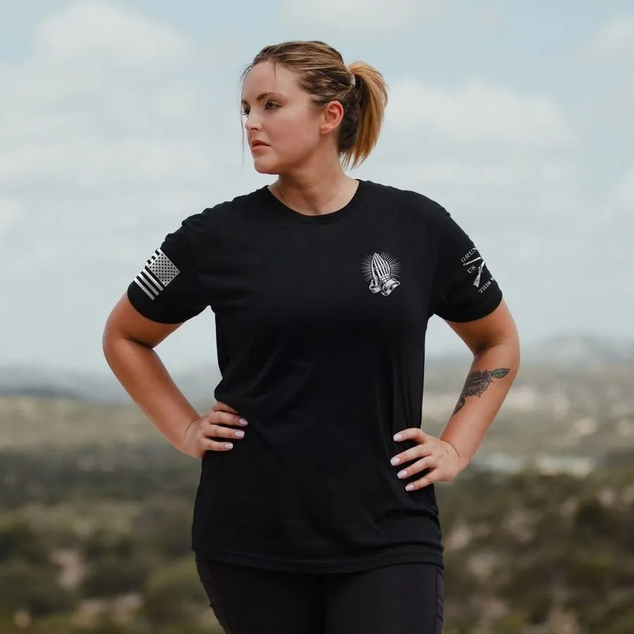 Women's Send Me Boyfriend Fit T-Shirt - Black sold by Grunt Style product image thumbnail 3