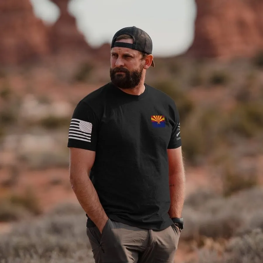 Arizona Defined T-Shirt - Black sold by Grunt Style product image thumbnail 3
