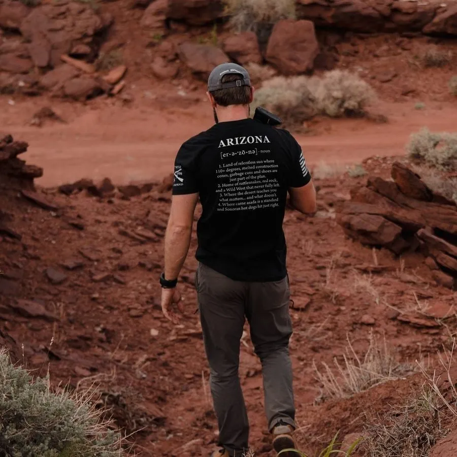 Arizona Defined T-Shirt - Black sold by Grunt Style product image thumbnail 2