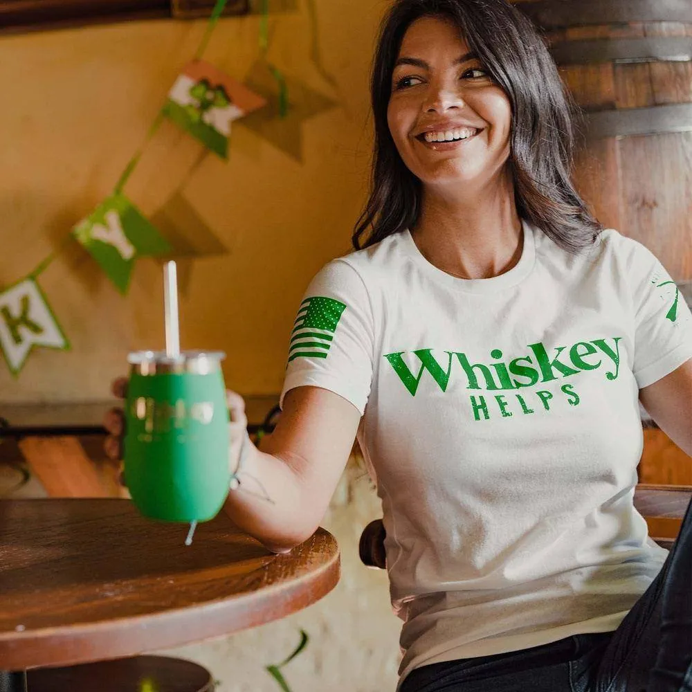 Women's Whiskey Helps - St. Patrick's Day Edition sold by Grunt Style product image thumbnail 3