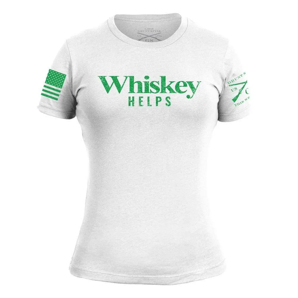 Women's Whiskey Helps - St. Patrick's Day Edition sold by Grunt Style