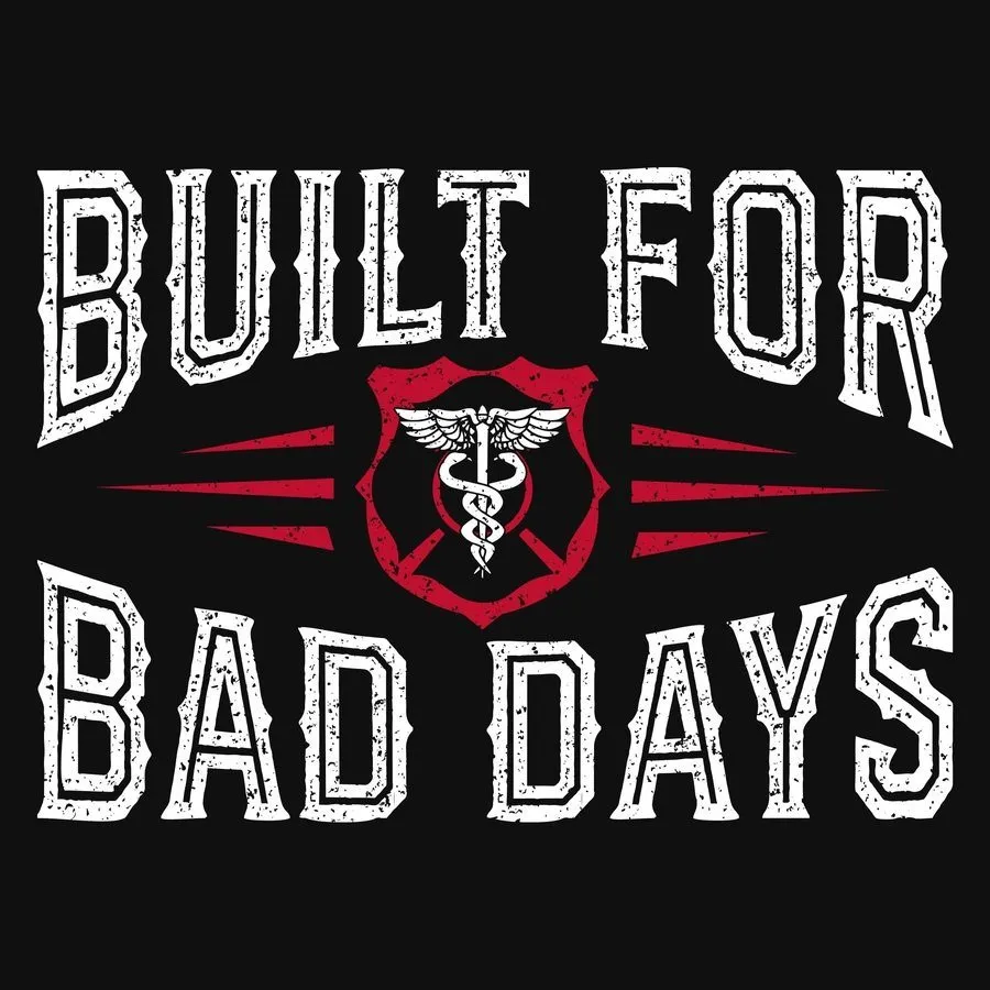 Built For Bad Days T-Shirt - Black sold by Grunt Style product image thumbnail 3