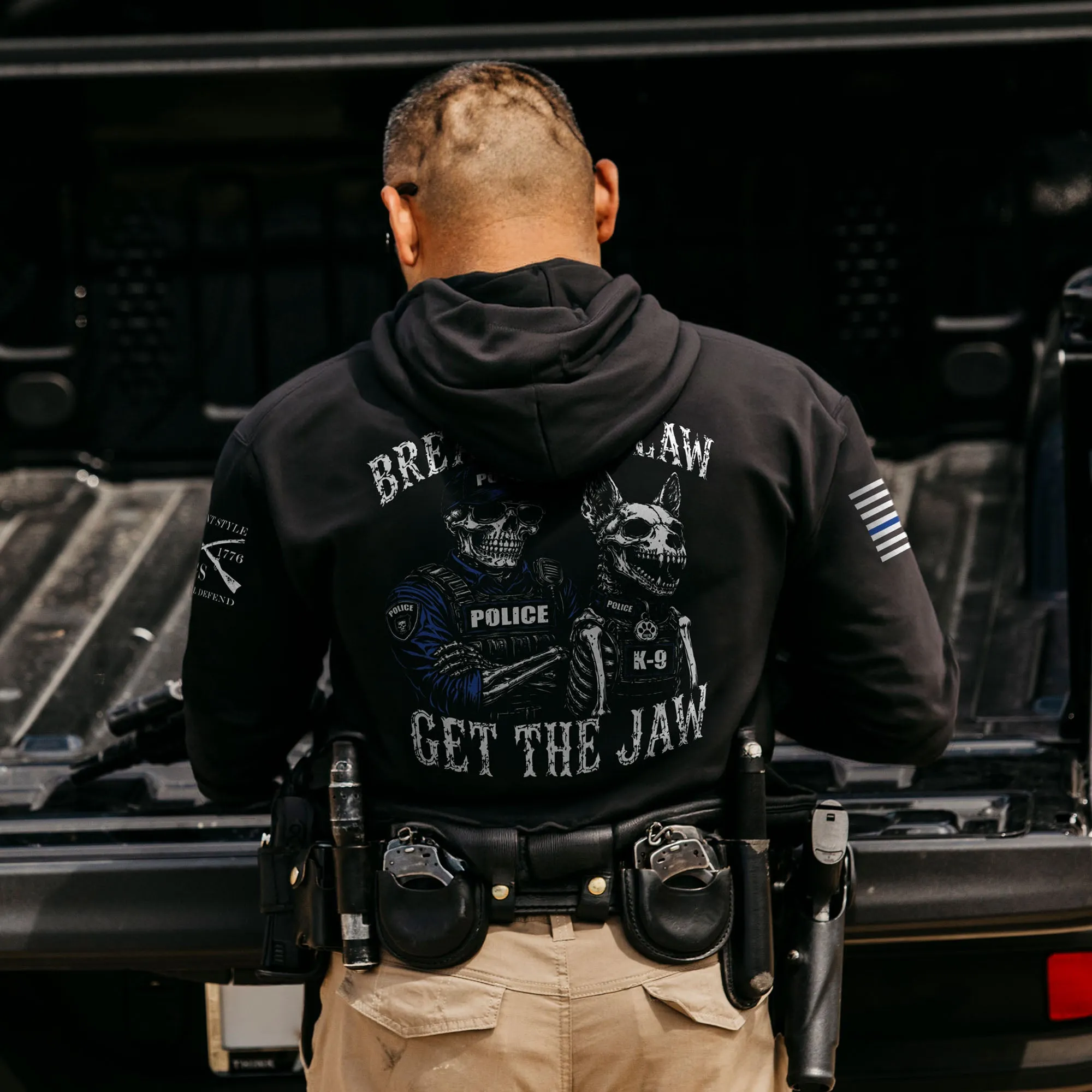 K9 Get The Jaw Hoodie - Black sold by Grunt Style product image thumbnail 2
