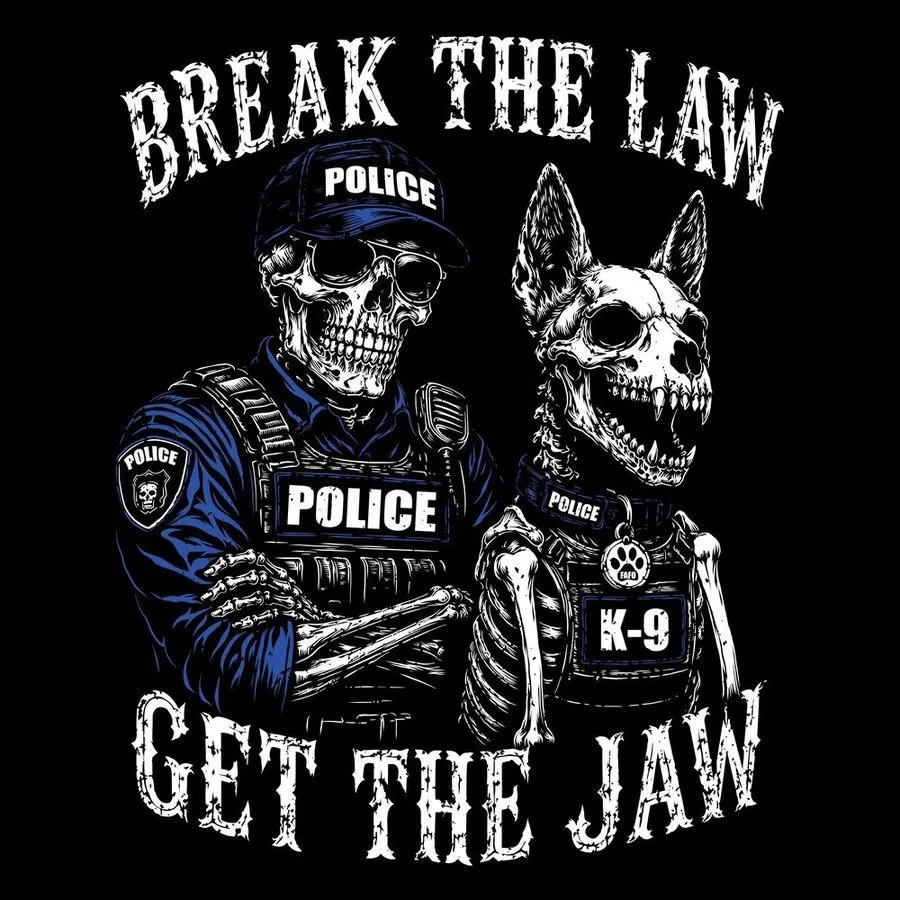 K9 Get The Jaw Hoodie - Black sold by Grunt Style product image thumbnail 4