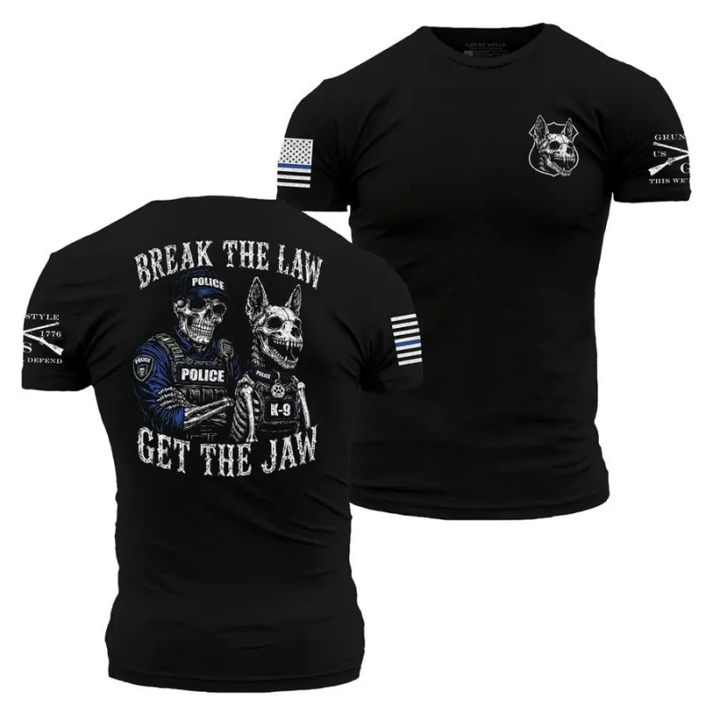 K9 Get The Jaw T-Shirt - Black made by Grunt Style