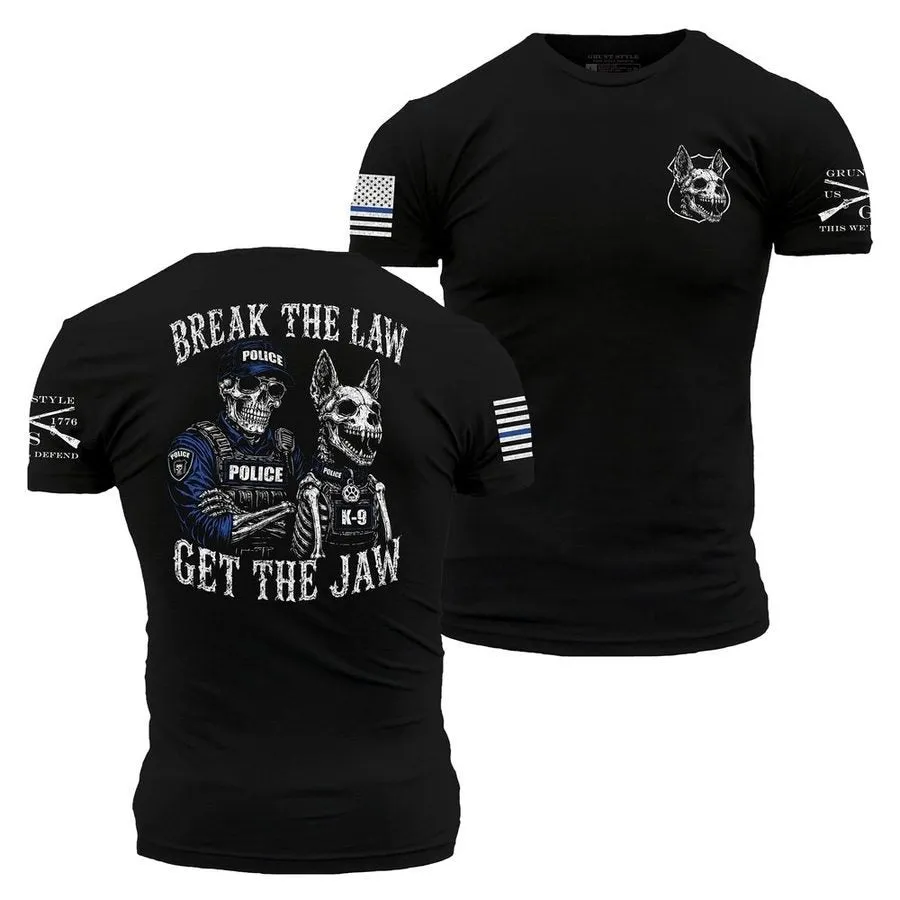 K9 Get The Jaw T-Shirt - Black sold by Grunt Style