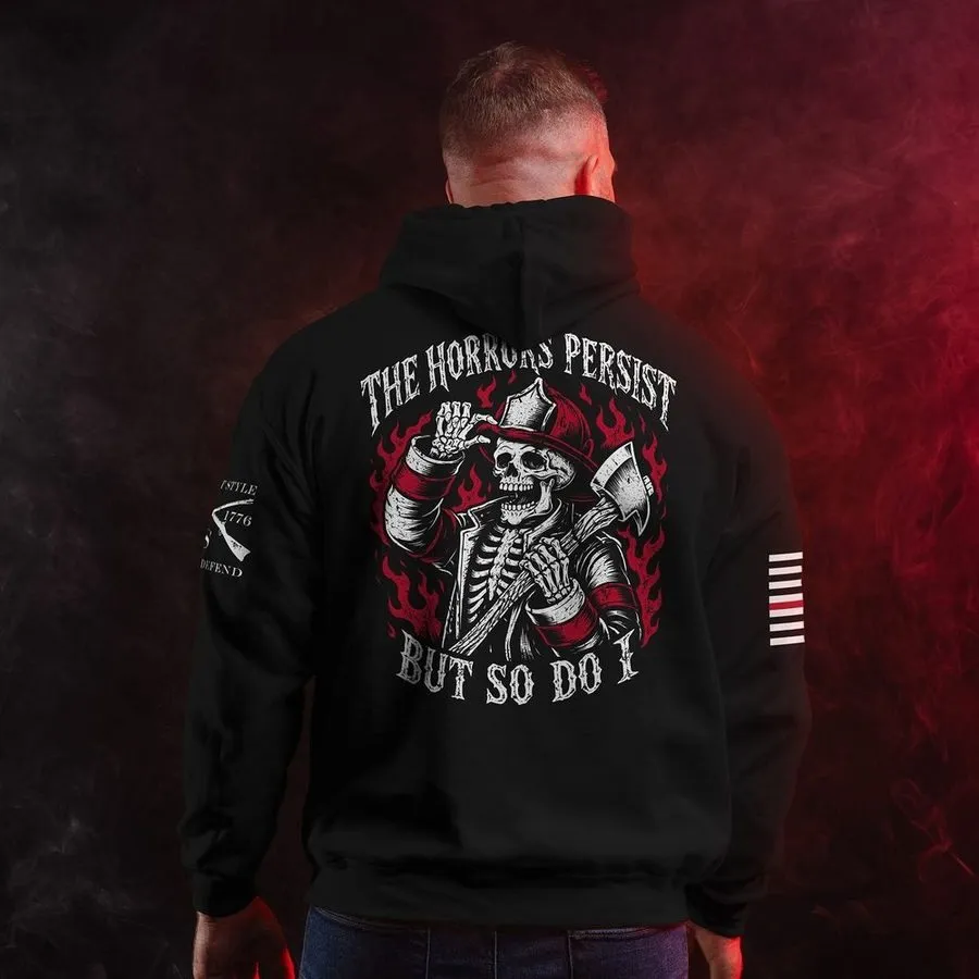 The Horrors Persist Hoodie - Black sold by Grunt Style product image thumbnail 3