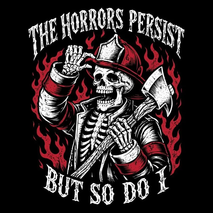The Horrors Persist Hoodie - Black sold by Grunt Style product image thumbnail 5