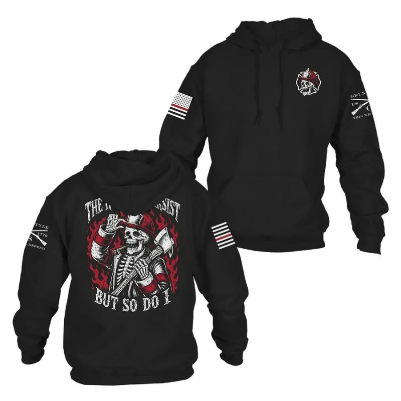 The Horrors Persist Hoodie - Black made by Grunt Style