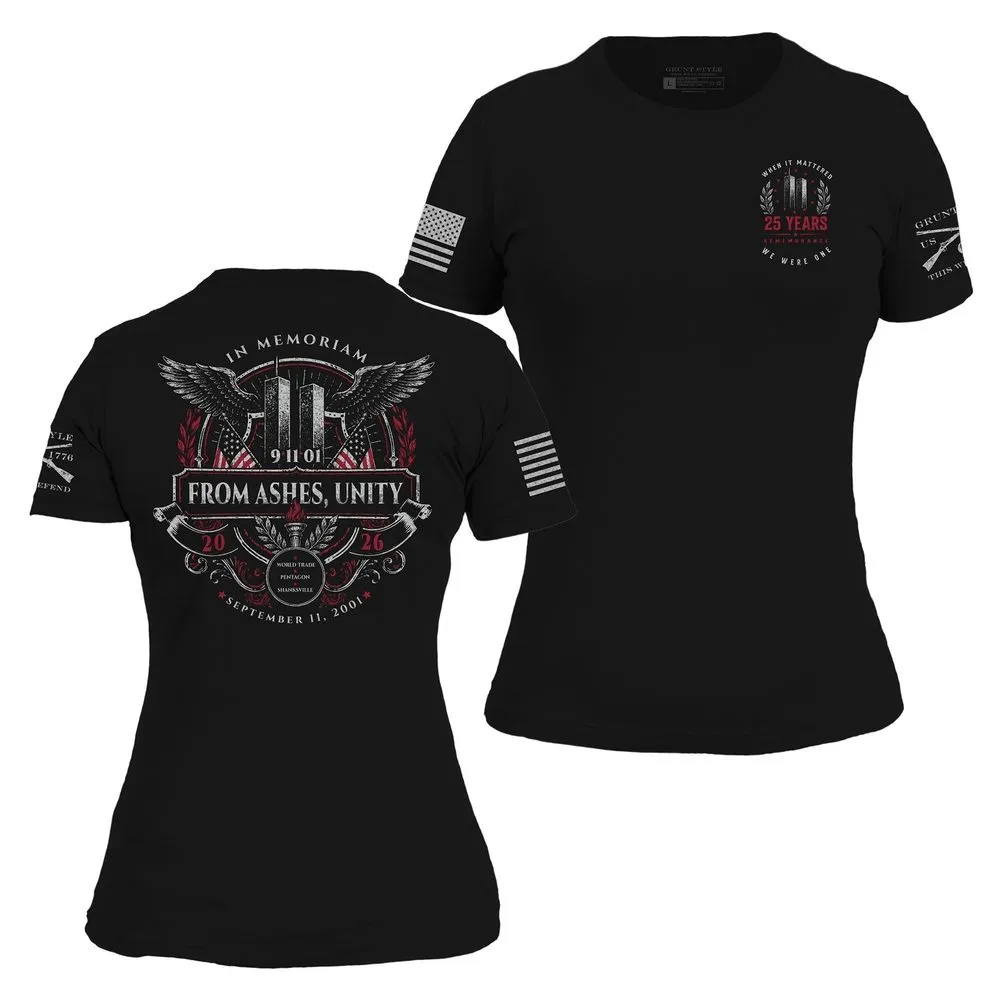 Women's From Ashes Slim Fit T-Shirt - Black sold by Grunt Style
