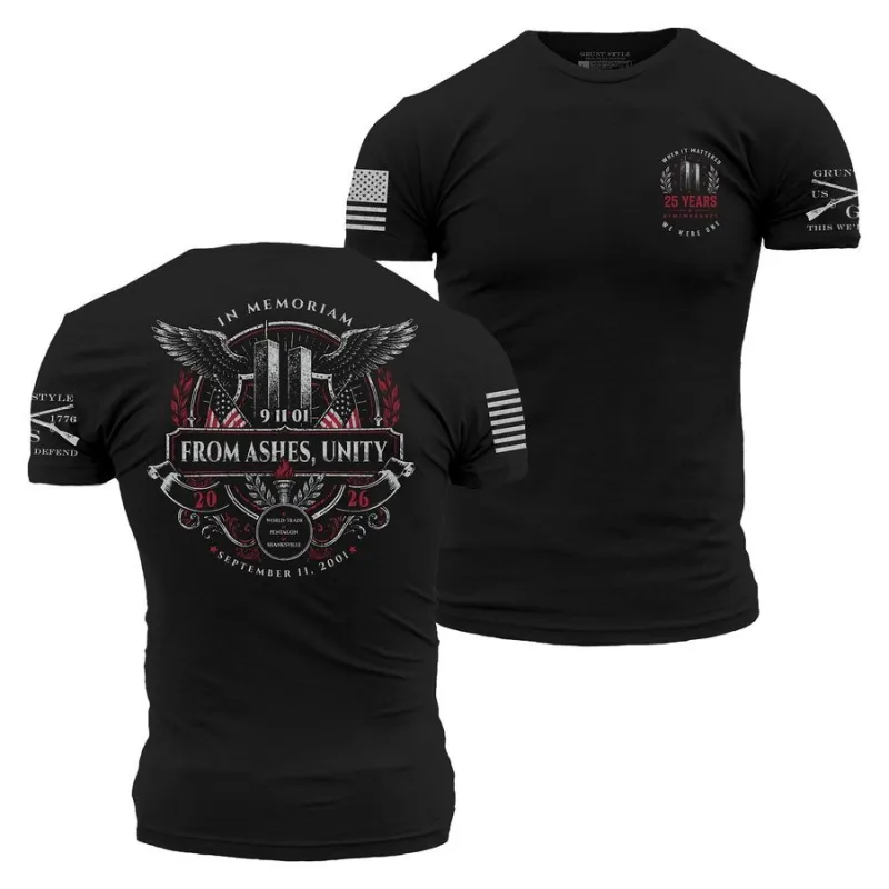 From Ashes T-Shirt - Black made by Grunt Style