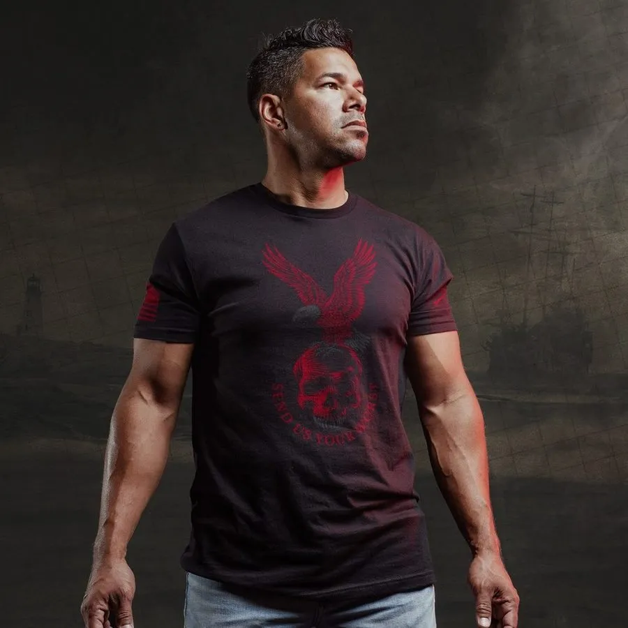 Send Us Your Worst T-Shirt - Black sold by Grunt Style product image thumbnail 2