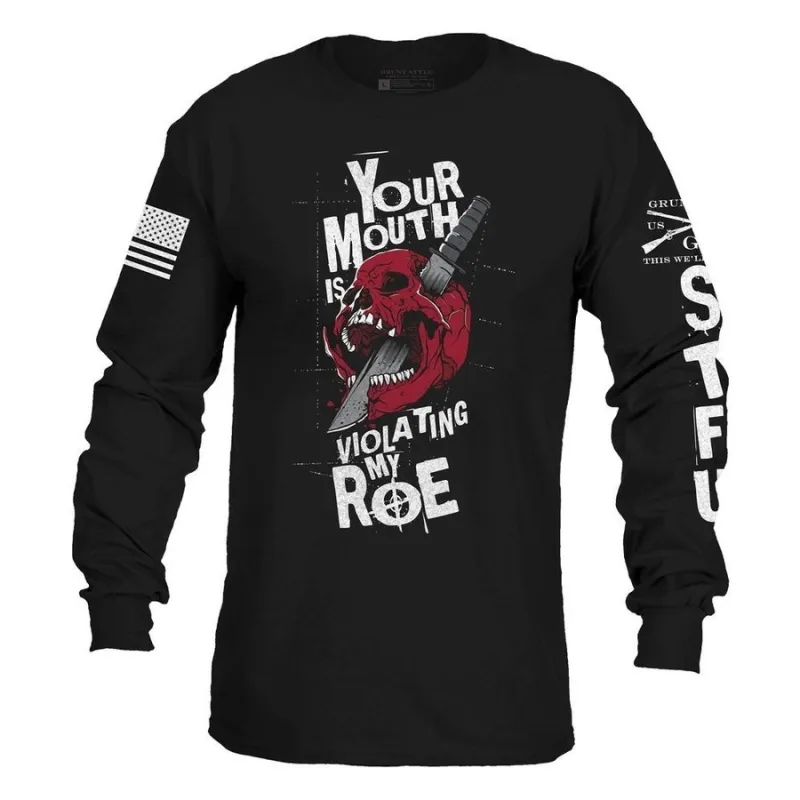 STFU Long Sleeve - Black made by Grunt Style