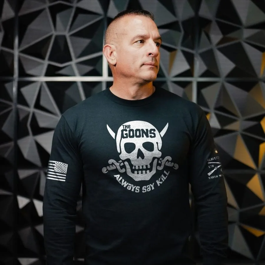 Always Say Kill Long Sleeve - Black sold by Grunt Style product image thumbnail 3