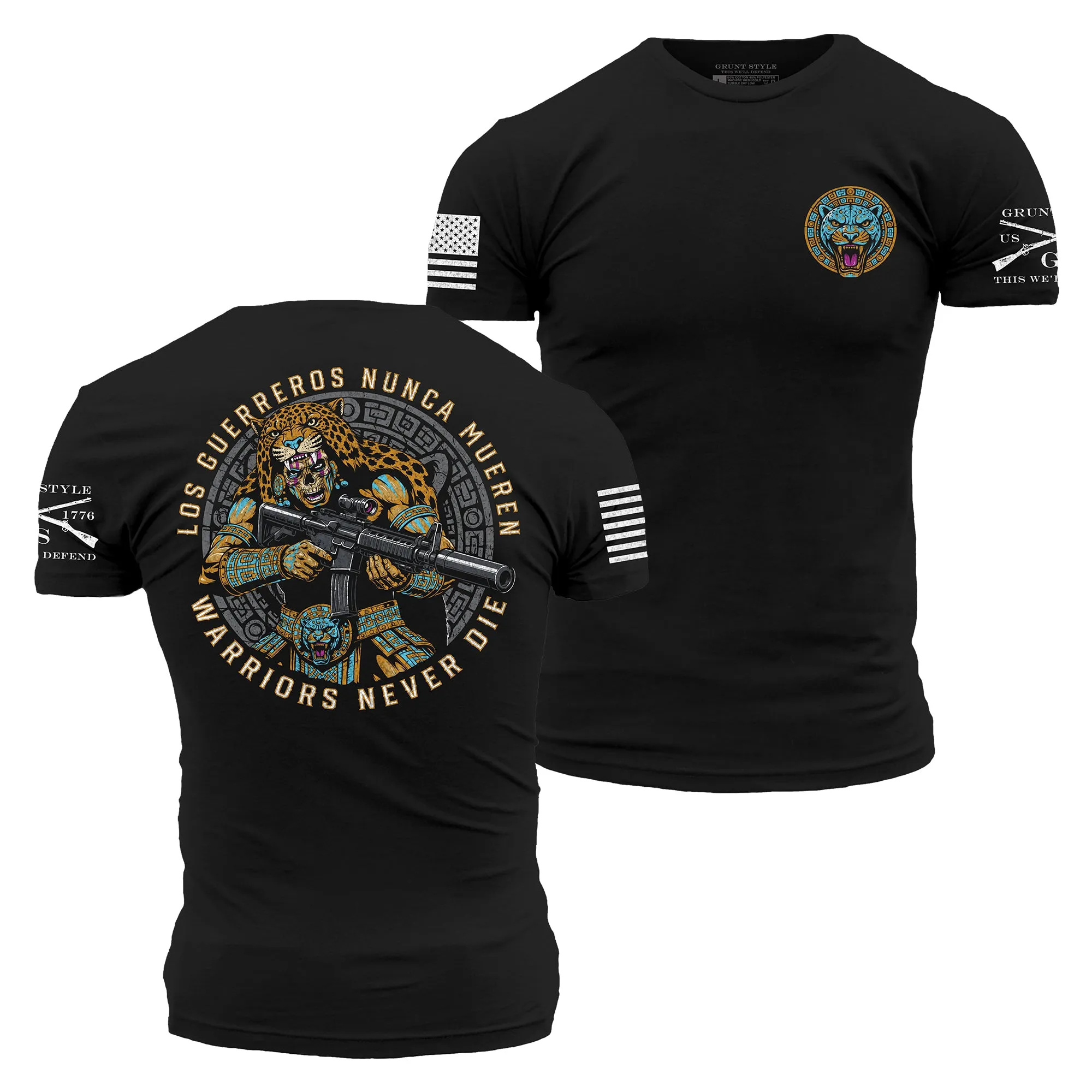 Warriors Never Die T-Shirt - Black sold by Grunt Style