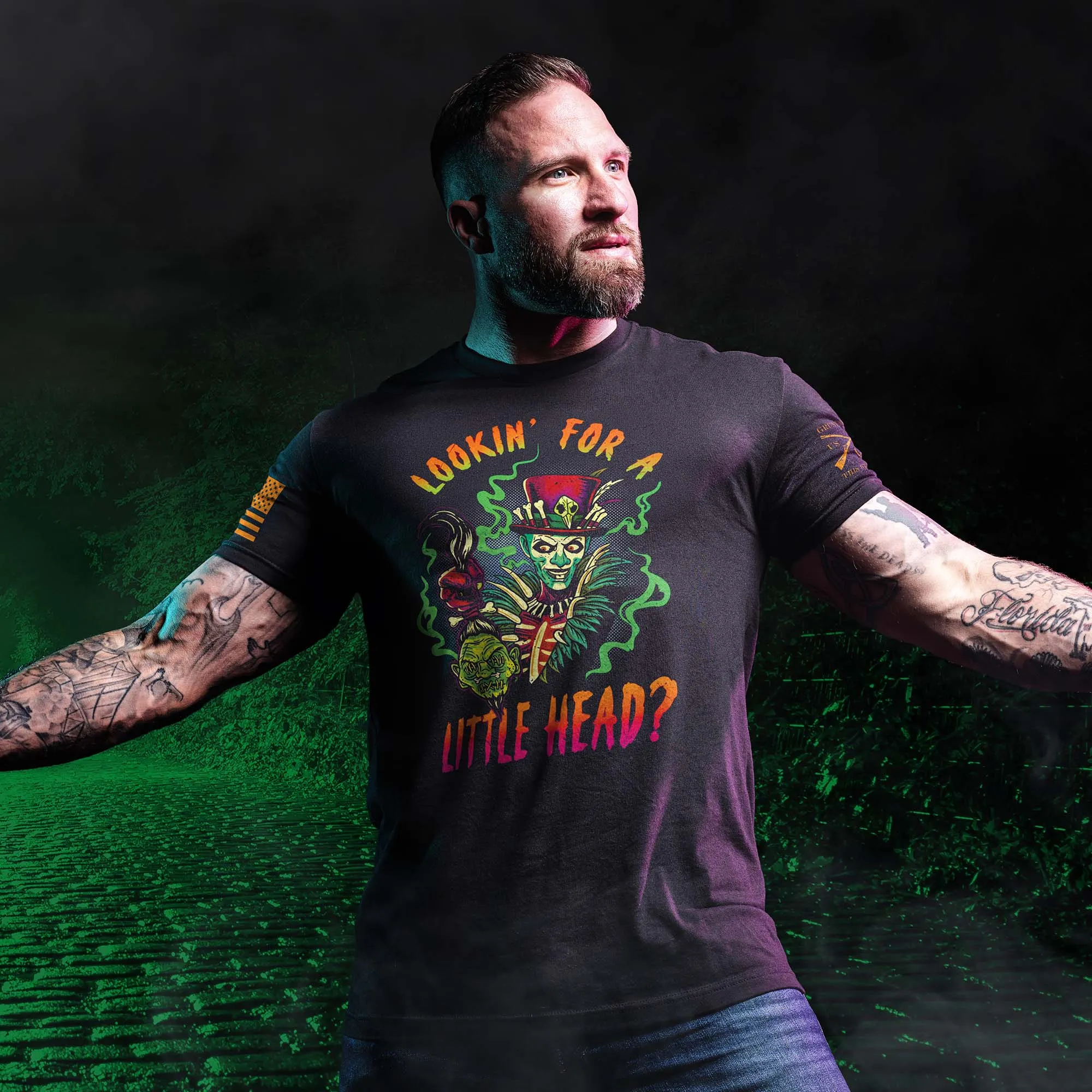 Little Head T-Shirt - Black sold by Grunt Style product image thumbnail 3