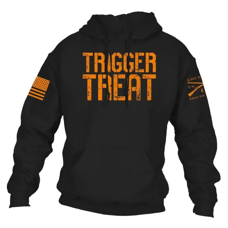 Trigger Treat Hoodie - Black made by Grunt Style