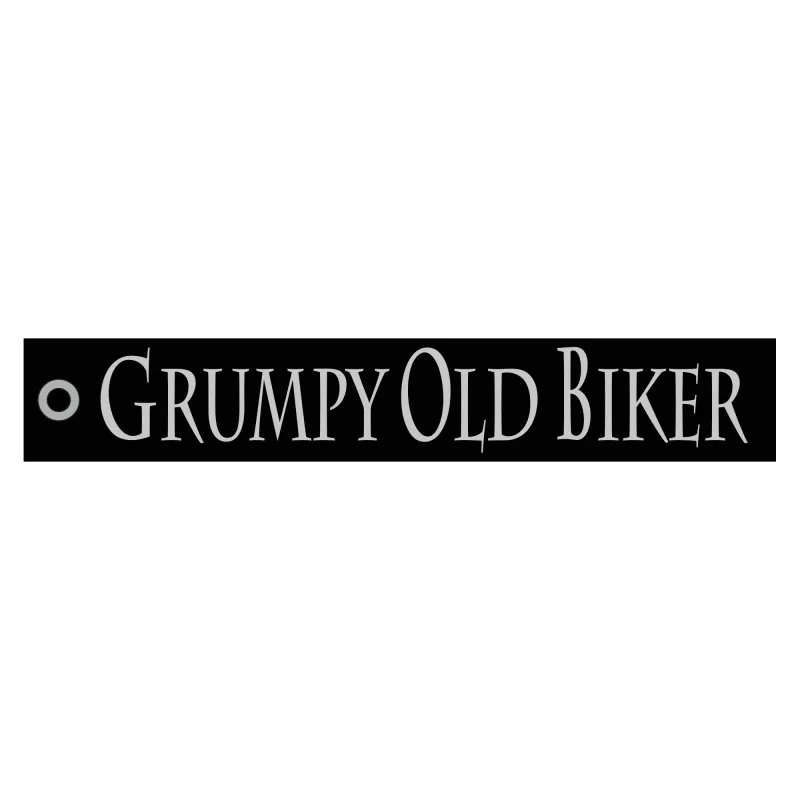 Grumpy Old Biker Flight Keychain made by Grunt Style