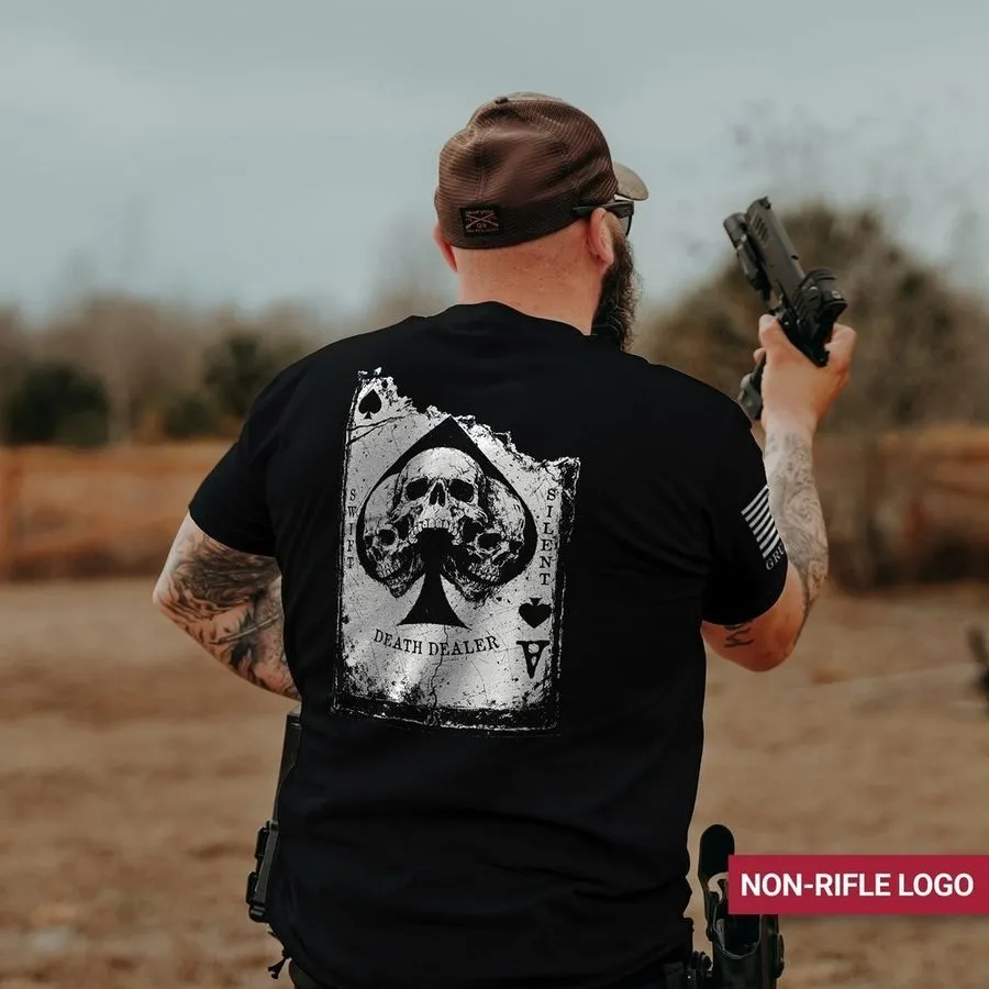 Death Dealer Non-Rifle Logo T-Shirt - Black sold by Grunt Style product image thumbnail 2