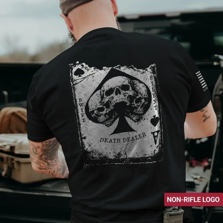Death Dealer Non-Rifle Logo T-Shirt - Black sold by Grunt Style product image thumbnail 3