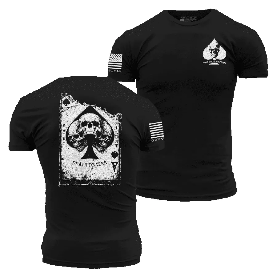 Death Dealer Non-Rifle Logo T-Shirt - Black sold by Grunt Style