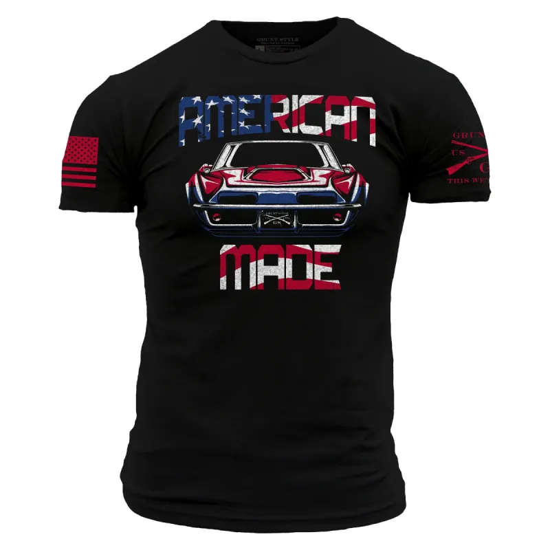 American Made T-Shirt - Black sold by Grunt Style