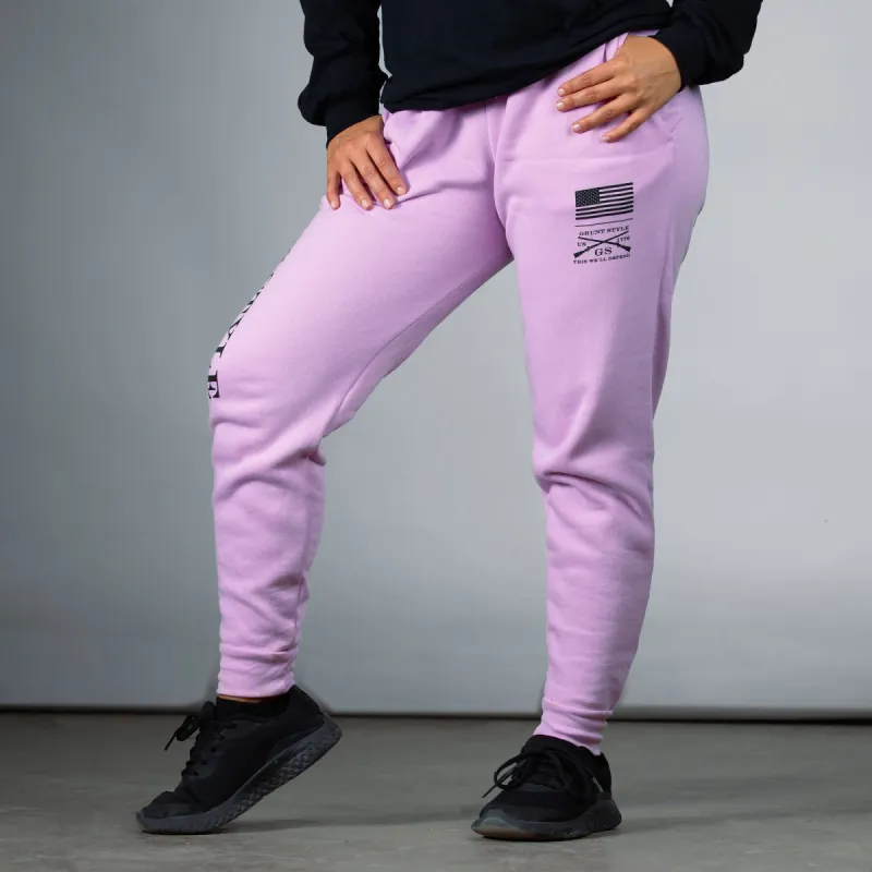 Women's R&R Joggers - Lavender sold by Grunt Style