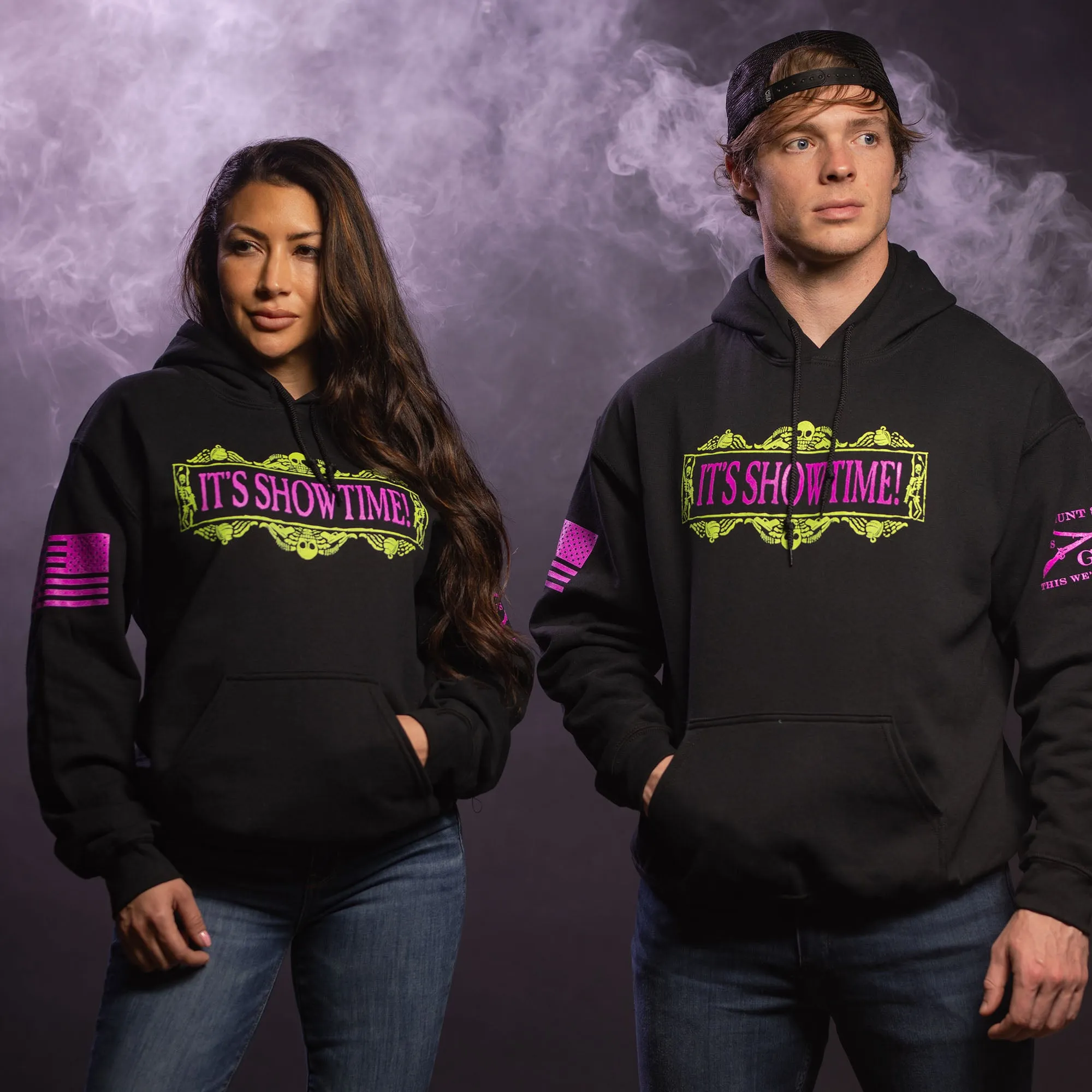 It's Showtime Hoodie - Black sold by Grunt Style