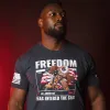 Freedom In The Chat T-Shirt - Midnight Navy sold by Grunt Style