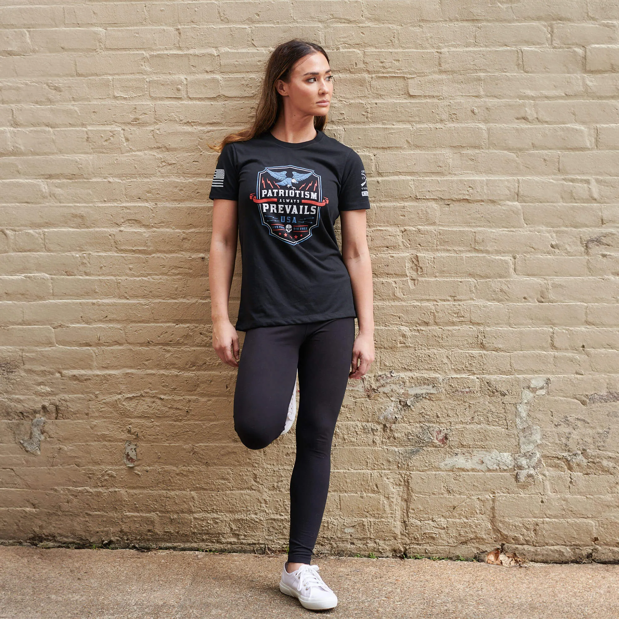 2024 August Club - Ladies - Patriotism Prevails sold by Grunt Style