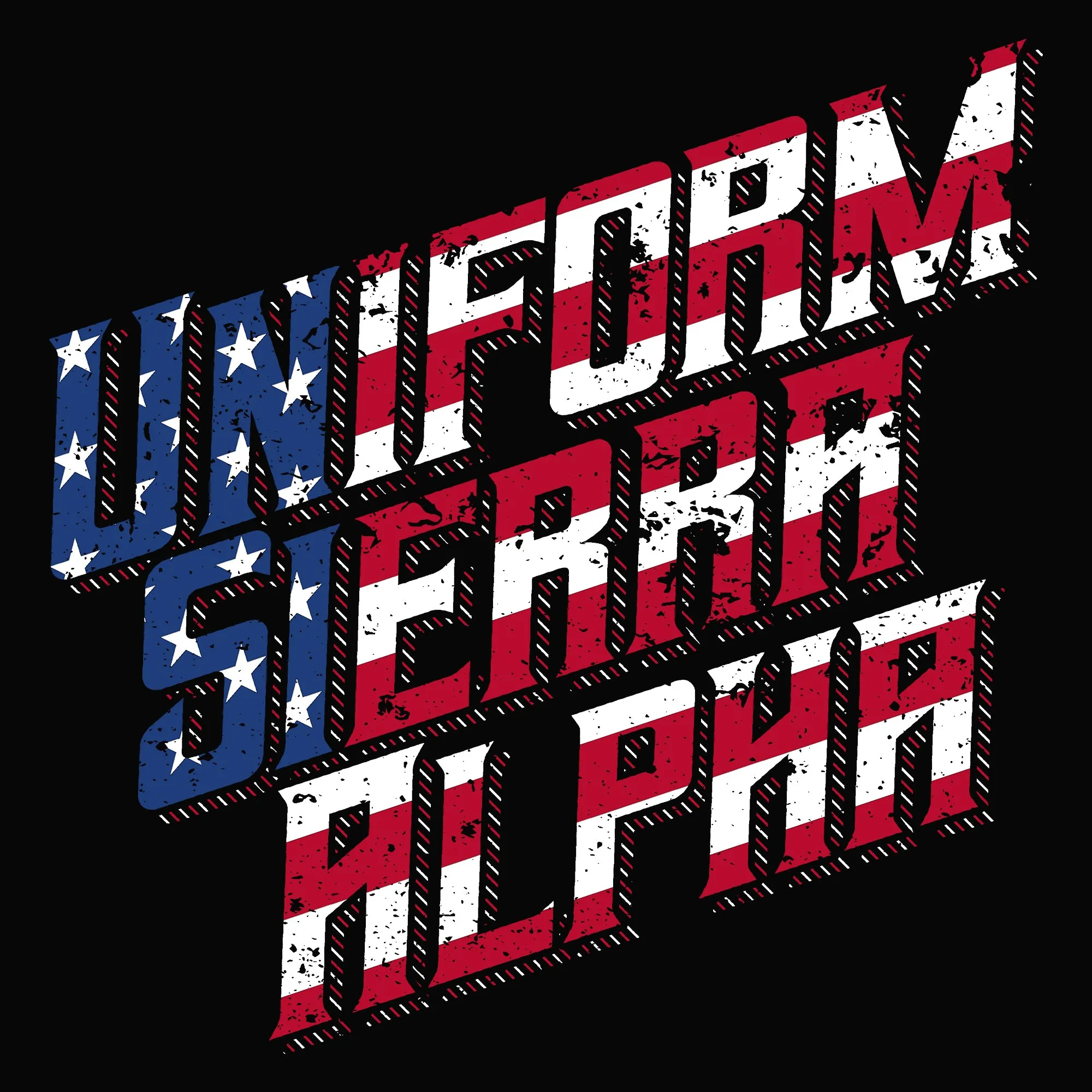 Women's USA Slim Fit T-Shirt - Black sold by Grunt Style product image thumbnail 5