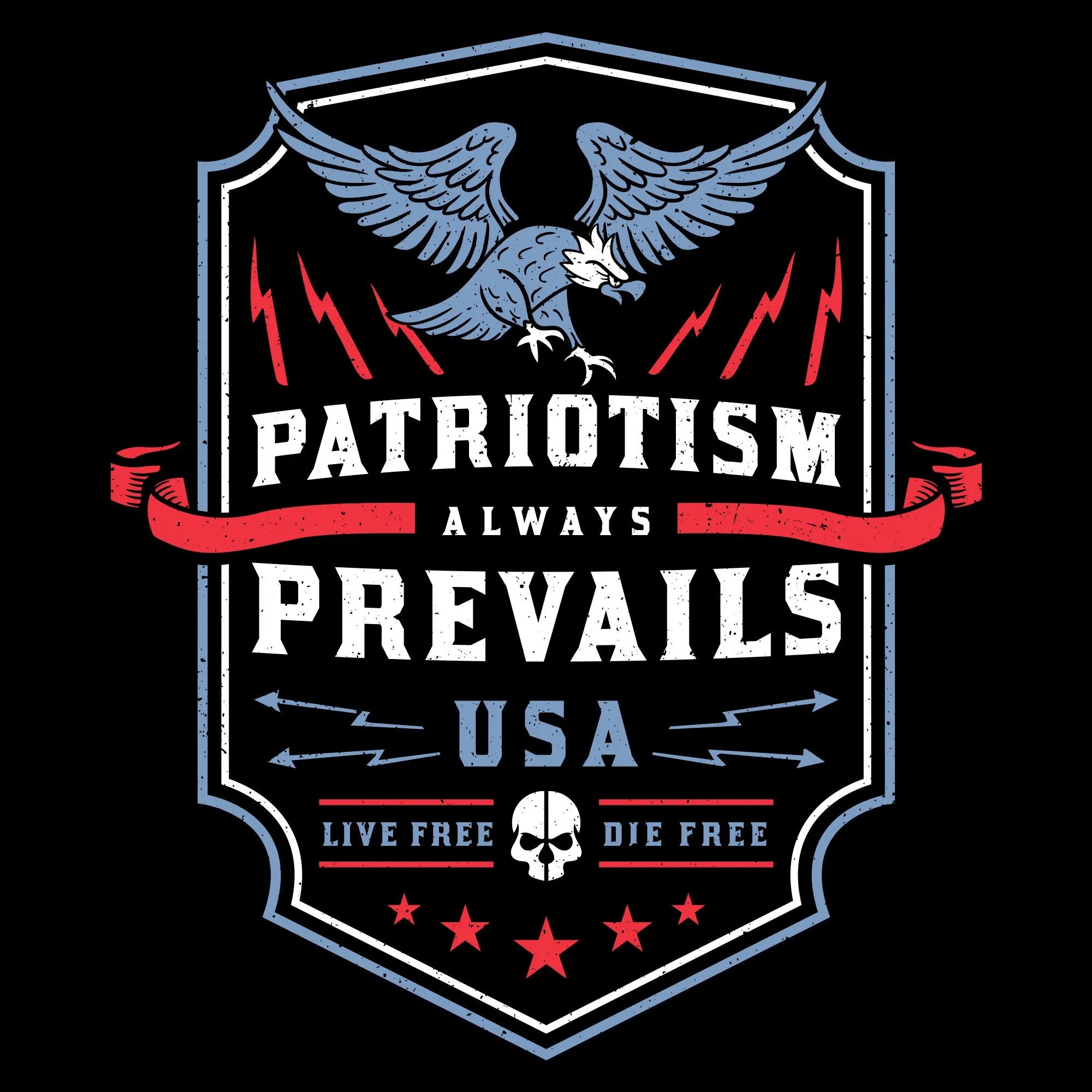 2024 August Club - Ladies - Patriotism Prevails sold by Grunt Style product image thumbnail 3