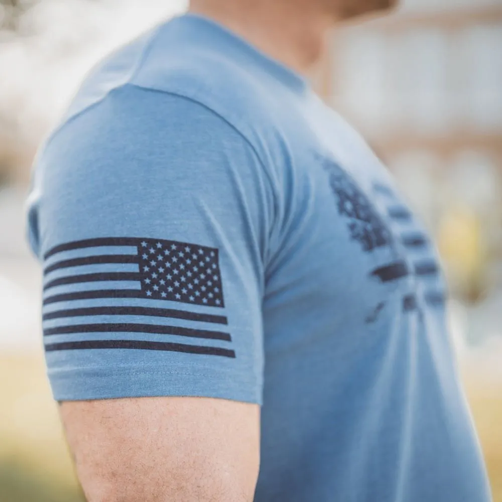 Bar Flag T-Shirt - Captain's Blue sold by Grunt Style product image thumbnail 4
