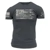 By Sea Flag T-Shirt - Dark Grey sold by Grunt Style