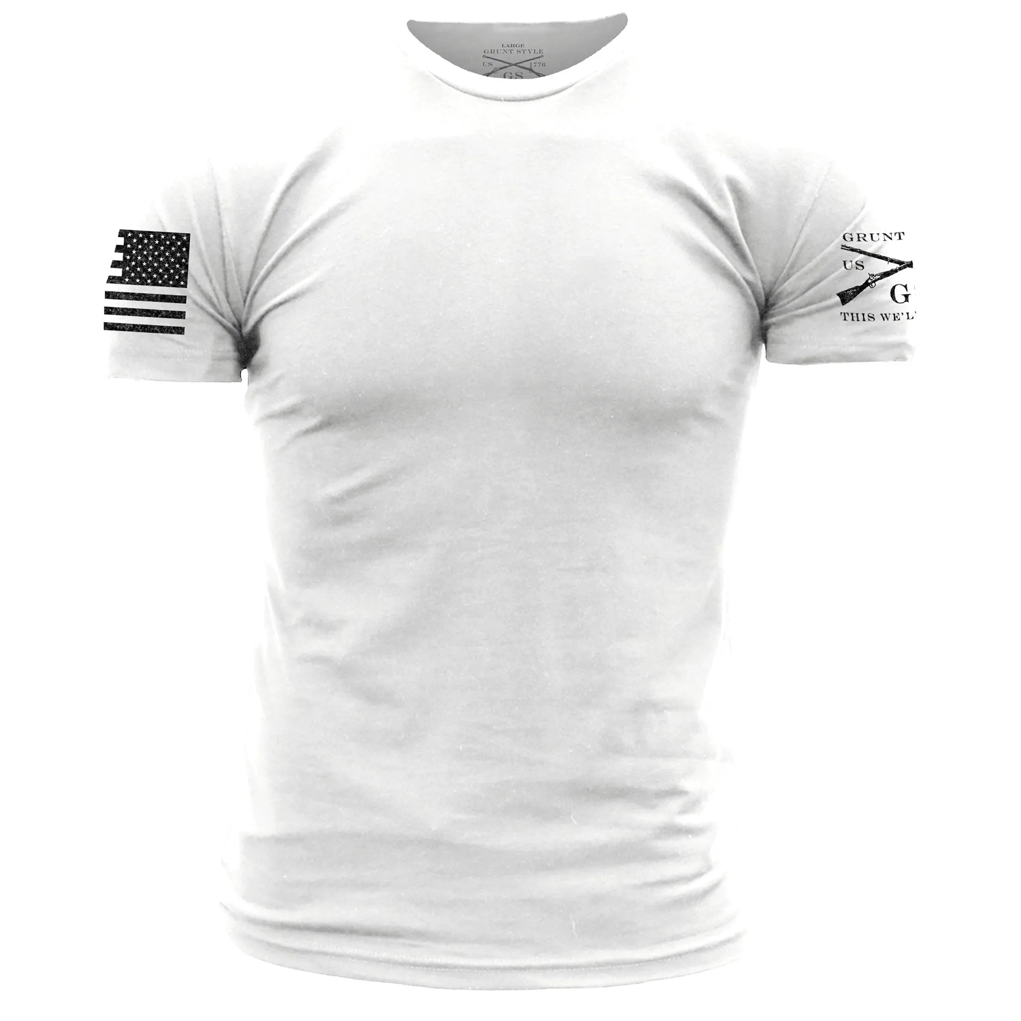 Basic T-Shirt - White sold by Grunt Style