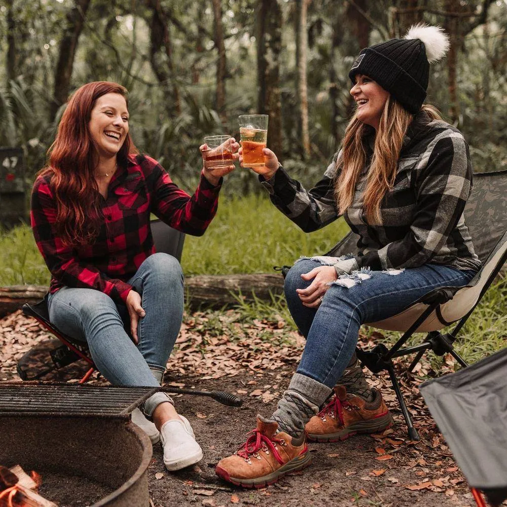 Women's Plaid Flannel - Black sold by Grunt Style product image thumbnail 4