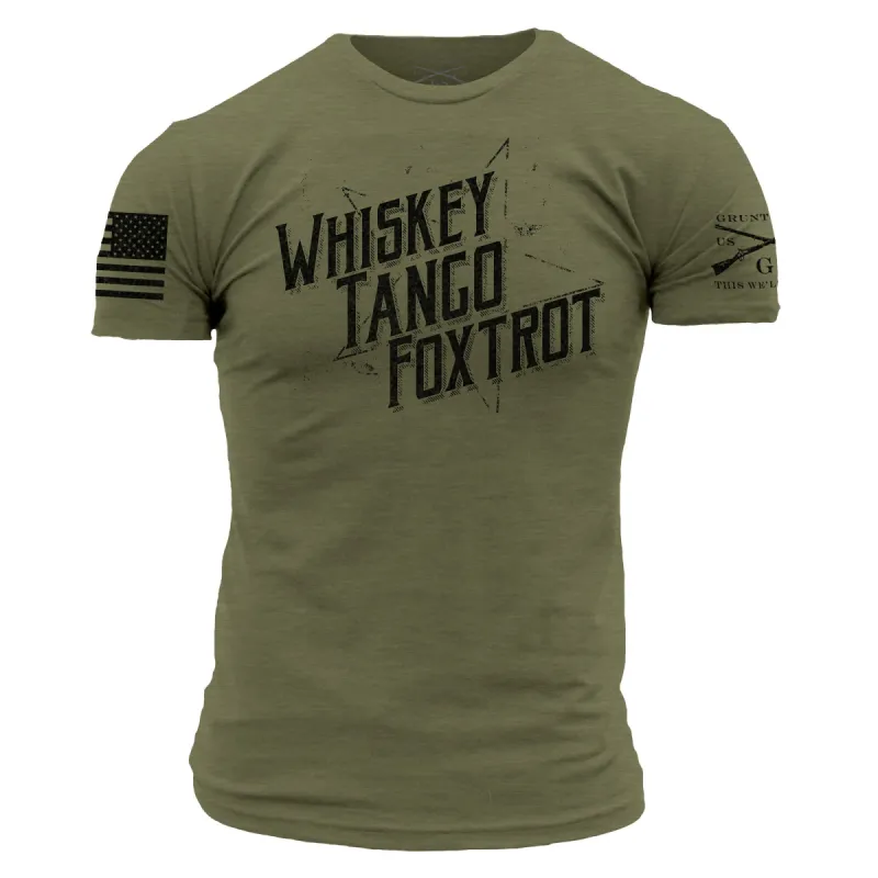 WTF II T-Shirt - Military Green sold by Grunt Style