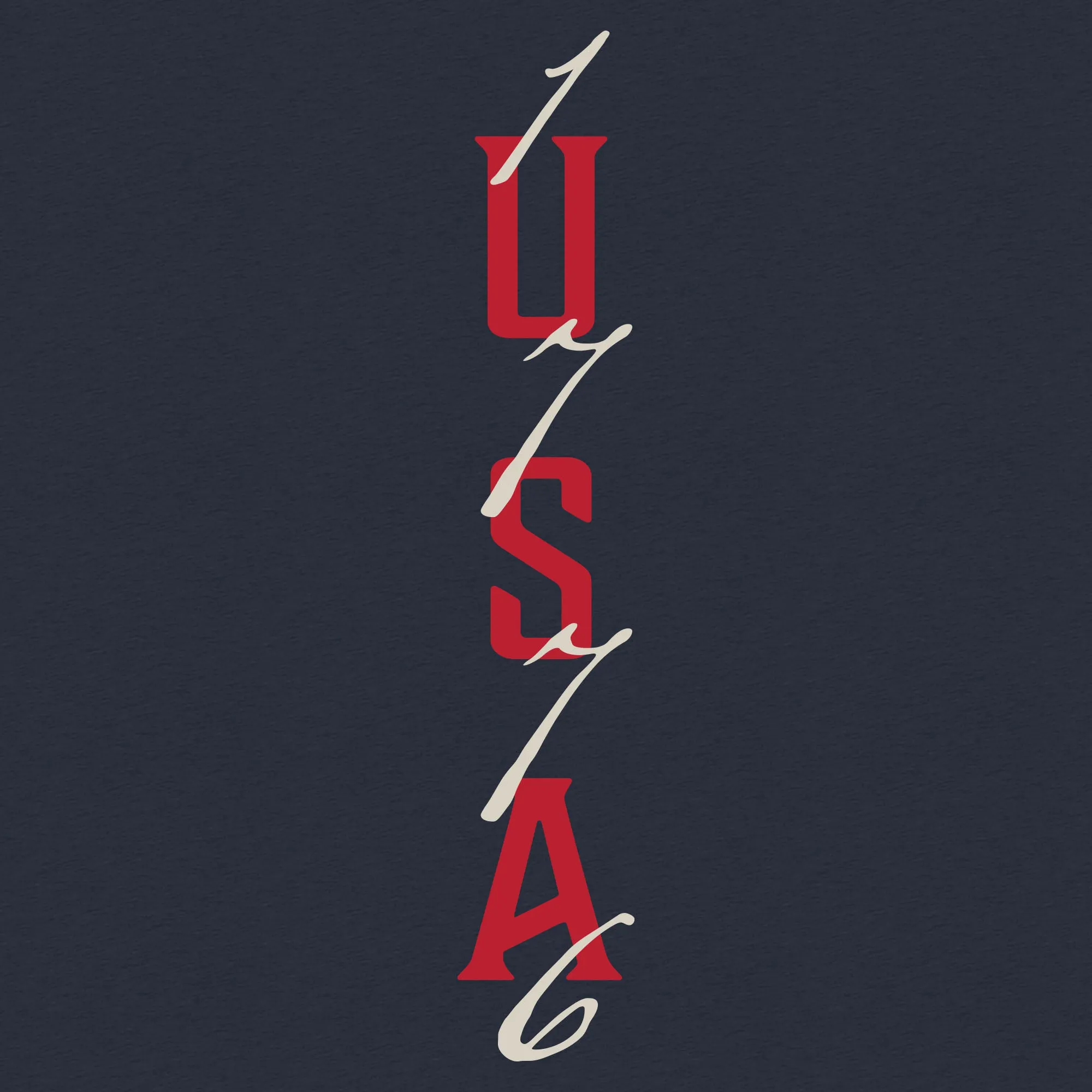 USA 1776 T-Shirt - Midnight Navy sold by Grunt Style product image thumbnail 2