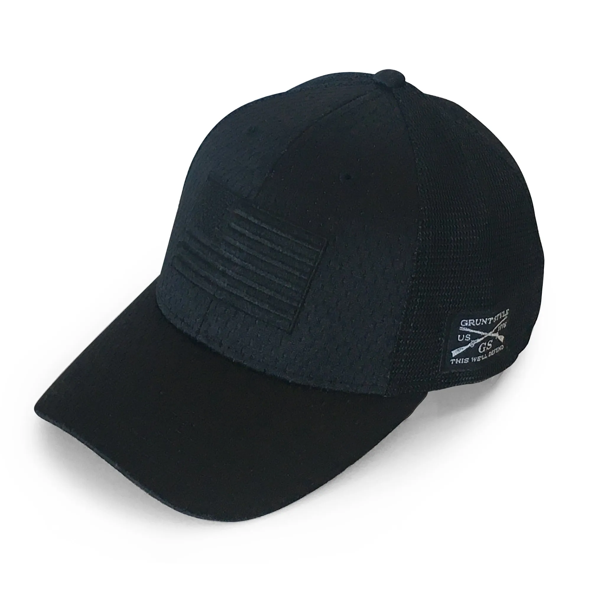 Blackout Flag Stretch Fit Hat sold by Grunt Style product image thumbnail 2