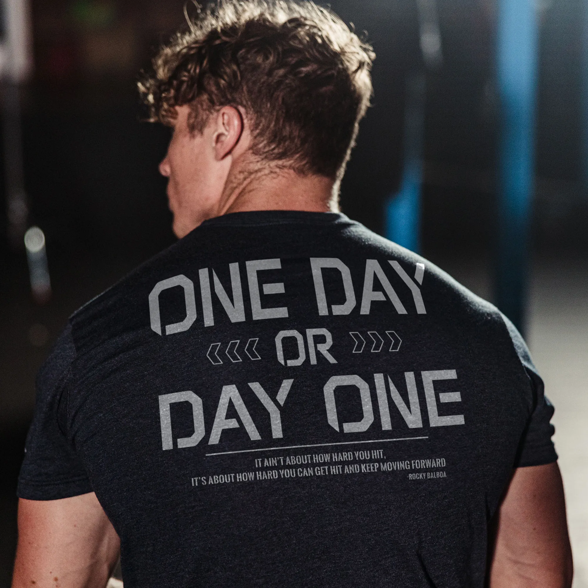 It's Nate - One Day Or Day One T-Shirt - Midnight Navy sold by Grunt Style product image thumbnail 2