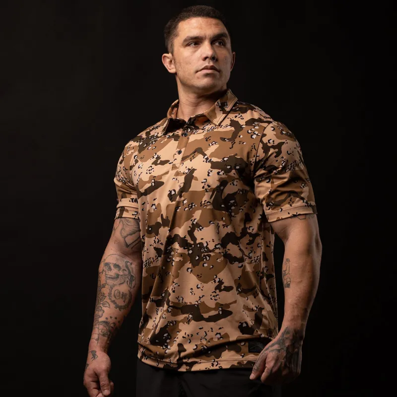 Men's Polo - Desert Camo sold by Grunt Style
