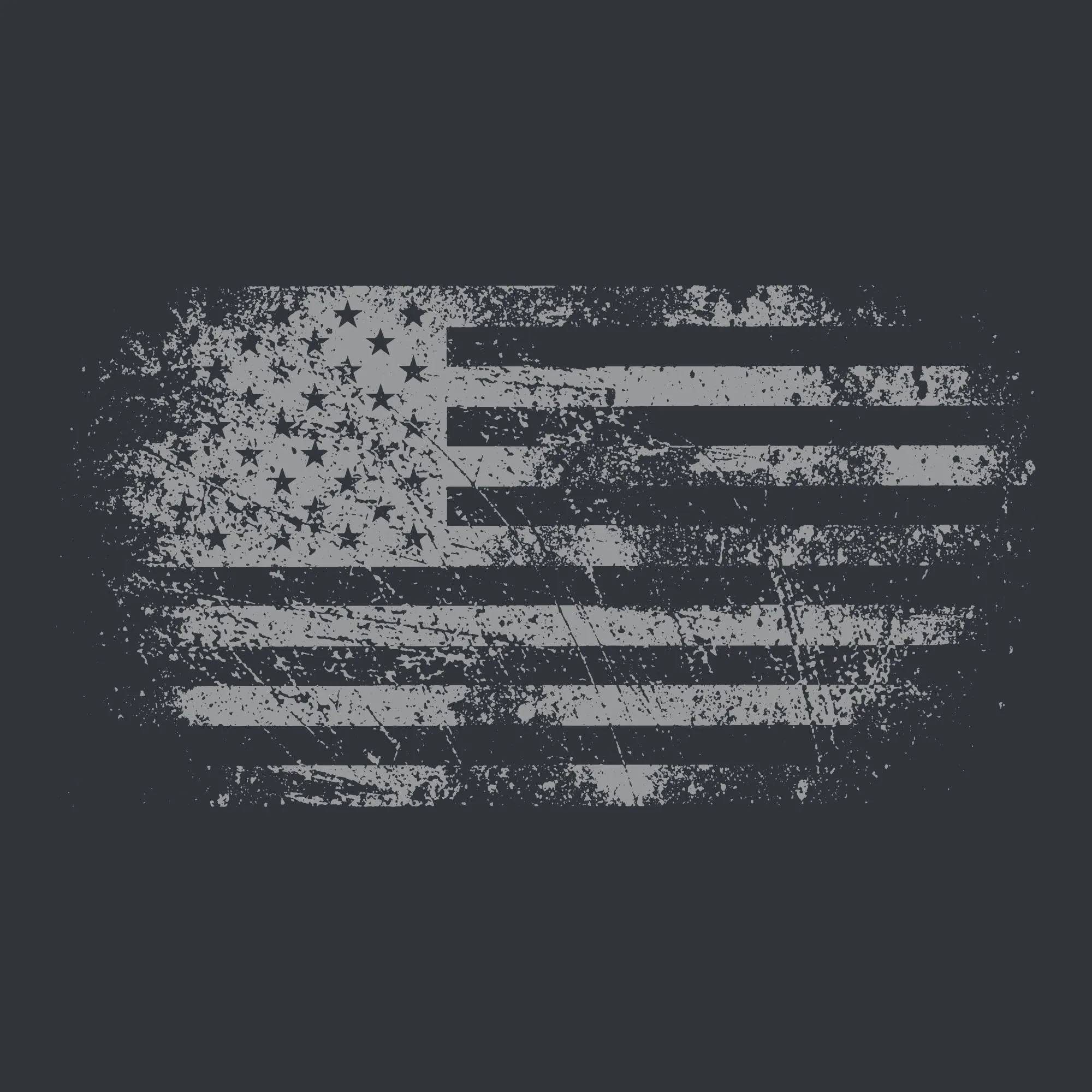 Women's Vintage American Flag Cropped T-Shirt - Heavy Metal sold by Grunt Style product image thumbnail 3