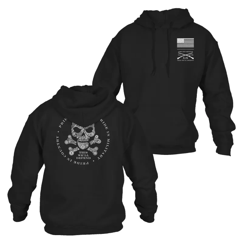 551 - Drippy Skull Hoodie | Parallel