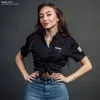 Women's Garage Button Down - Black sold by Grunt Style